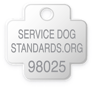 Example Service Dog tag